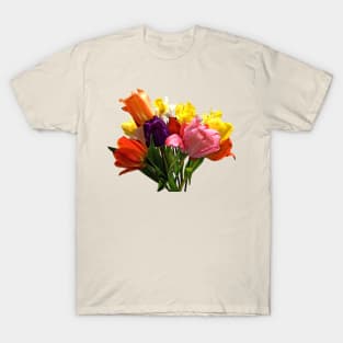 Spring Bouquet With Tulips and Daffodils T-Shirt